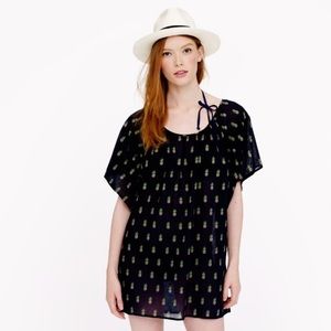 J. Crew Caftan Tunic in Pineapple