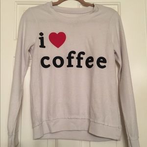 Chaser I ❤️ Coffee sweater