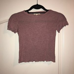 Pink/blush cropped top