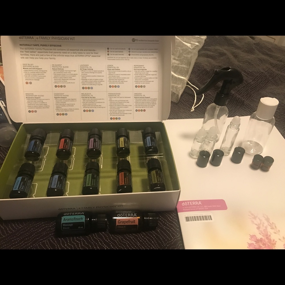 DōTERRA Family Physician kit and accessories