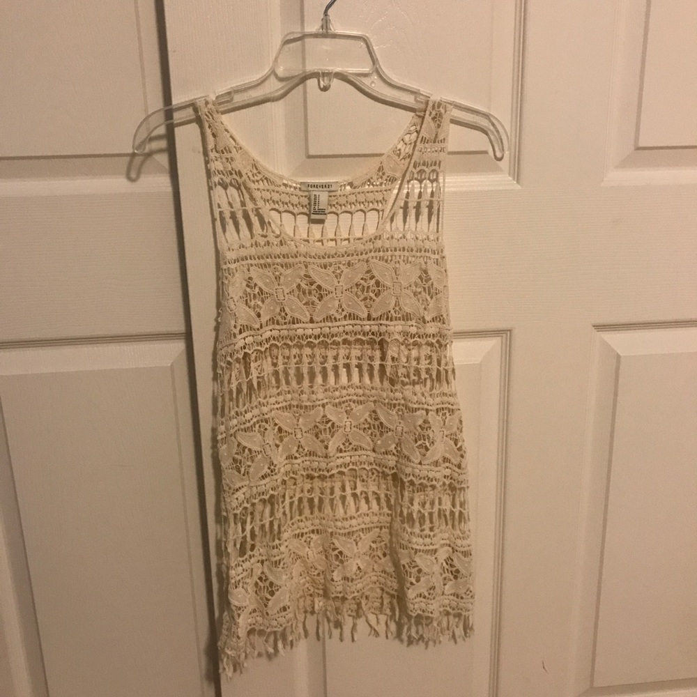 Forever 21 Bathing suit cover up size small ❤️