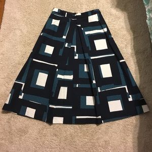 Geometric midi-skirt Banana Republic