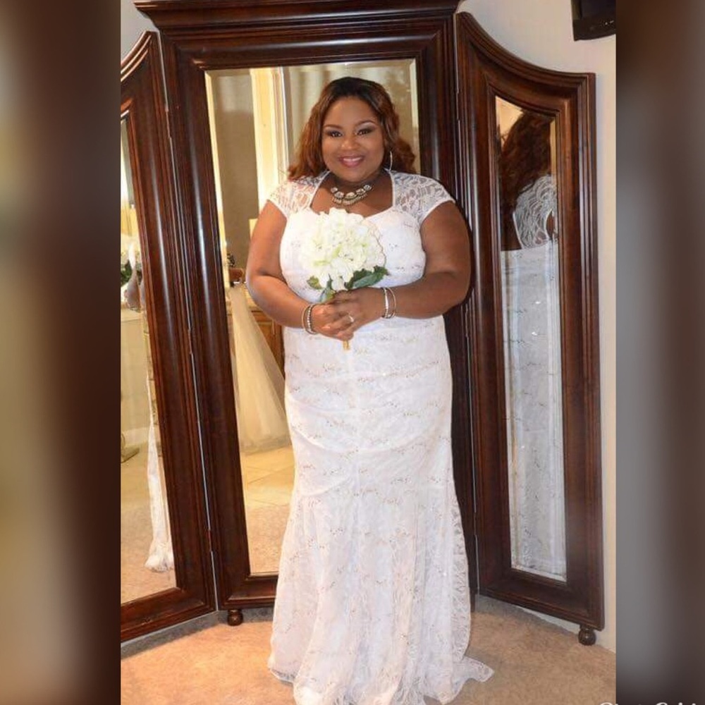 🚨FLASH SALE🚨 Plus Size Mermaid Wedding Dress