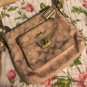 COACH light pink CROSSBODY!