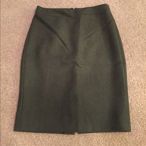 J. Crew Double-Serge Wool No. 2 Pencil Skirt