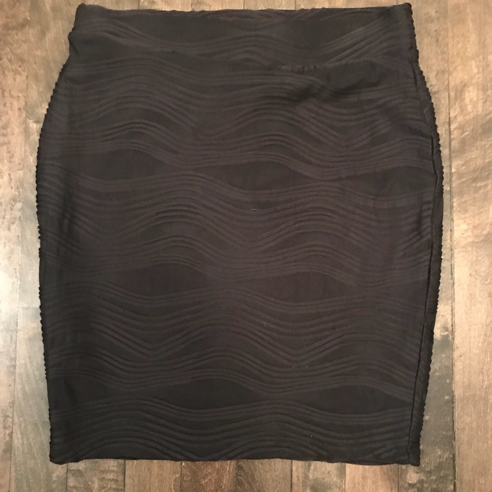 Jennifer Lopez midi black skirt small