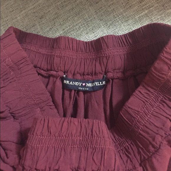 Brandy❤️Merville burgundy skirt - Picture 3 of 3