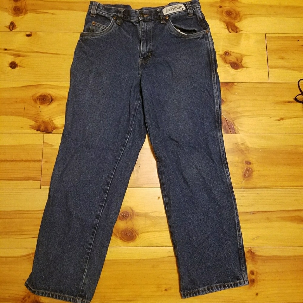 💸Buy 1 Get 2 FREE💸 Retro 394 Blue Denim Jeans