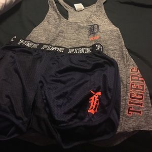 PINK tank and short set!