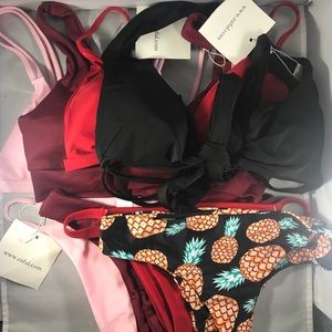 FOUR Zaful two-pieces Bathing Suits Size Small