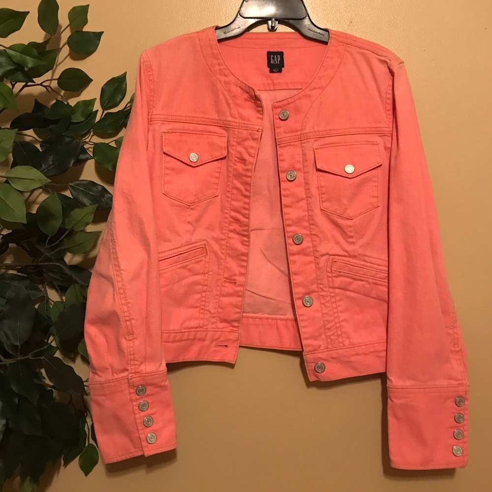 🛡GAP CORAL JEAN JACKET WITH SILVER BUTTONS 🛡