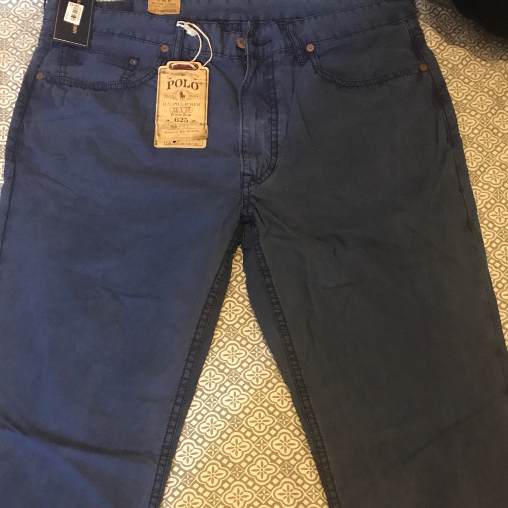 Brand New Polo Ralph Lauren Navy Jeans. Sz 36 x 32