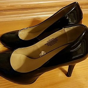 Patent leather heels