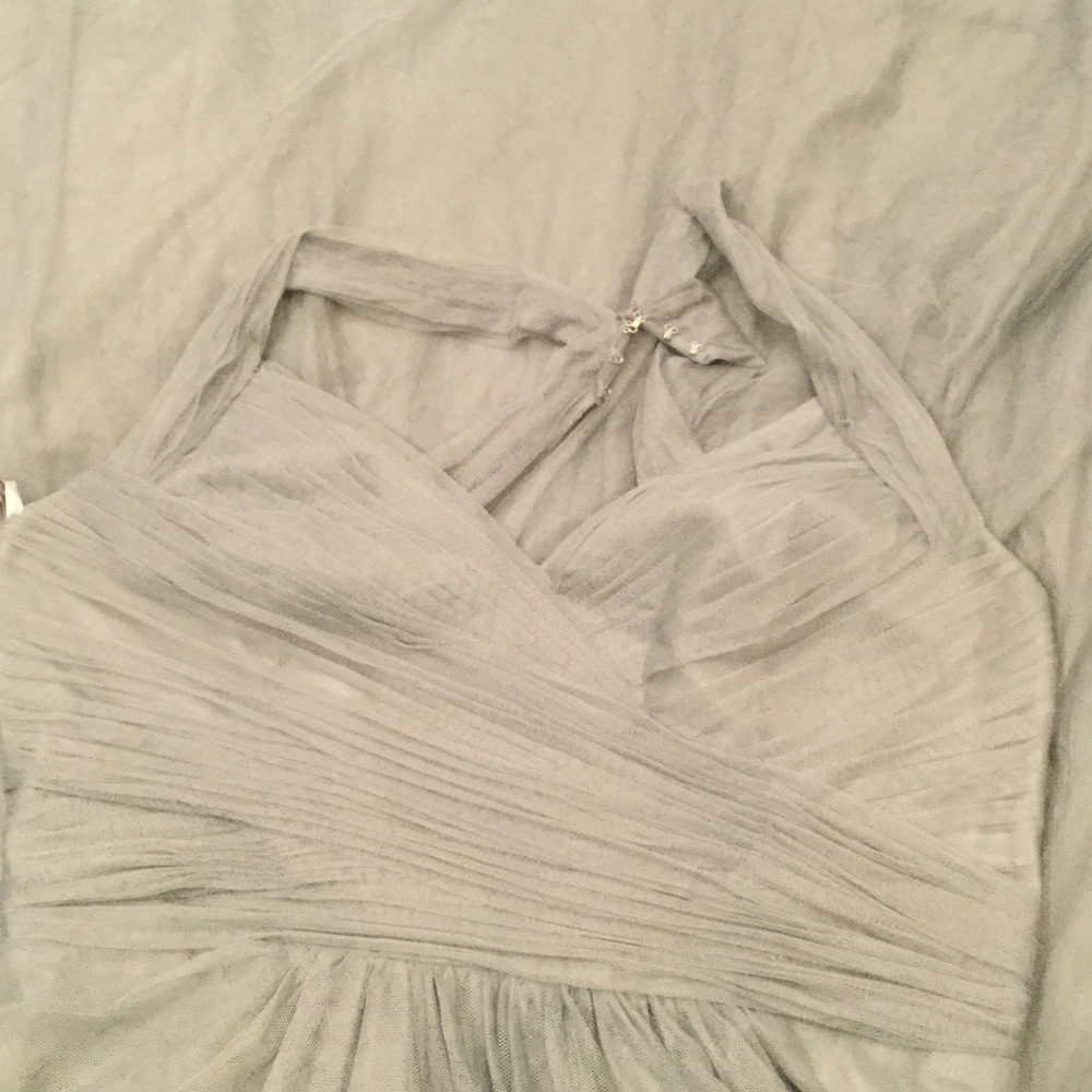 ❤️NEWSleeveless V-Neck Tulle Gown MONIQUELHUILLIER - Picture 4 of 5