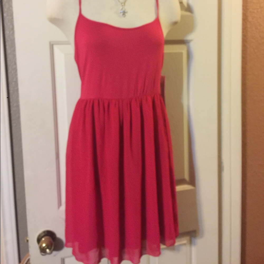 Kensie Dragon Fruit Red Party Dress - Picture 1 of 5