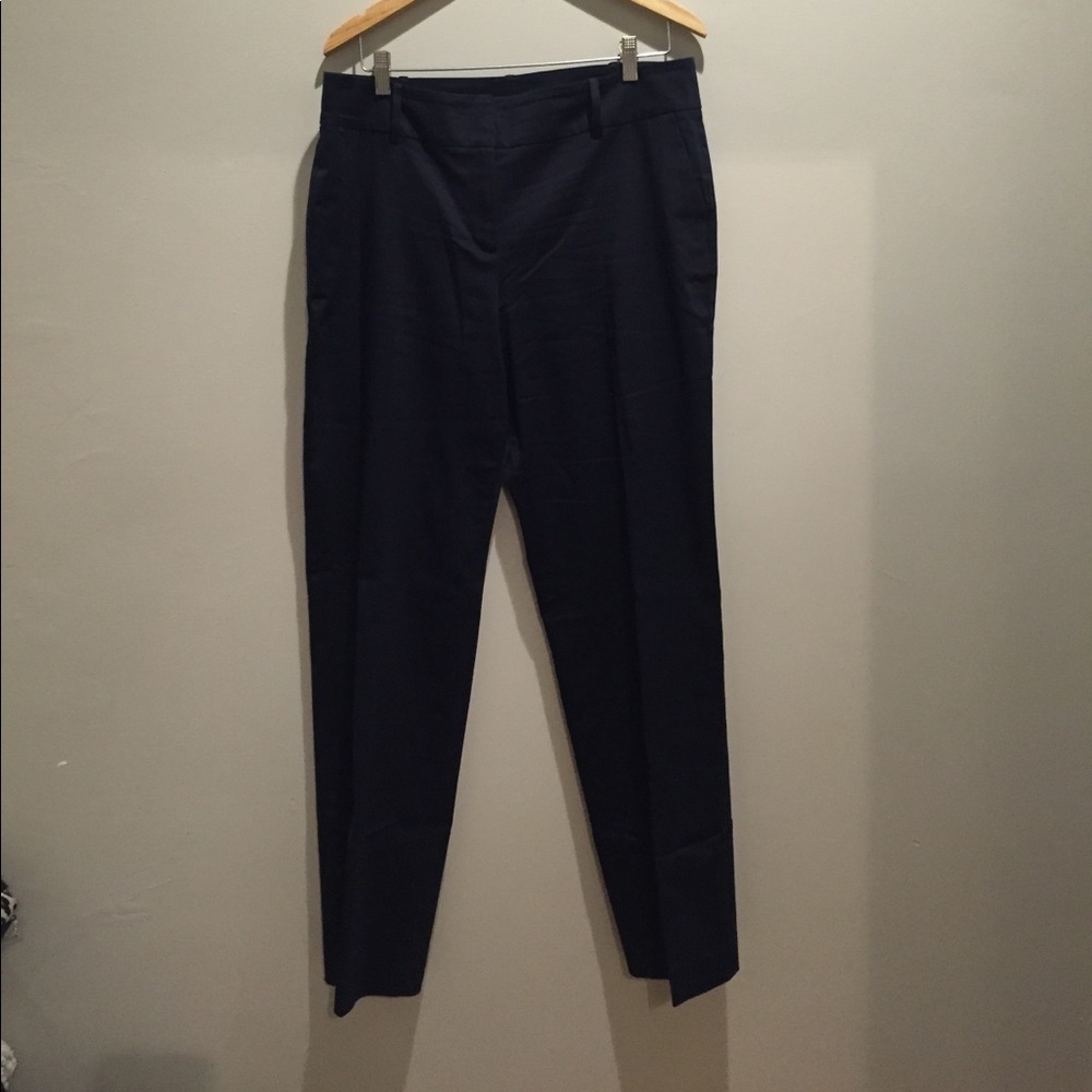 Ann Taylor Curvy Navy Suit Pants