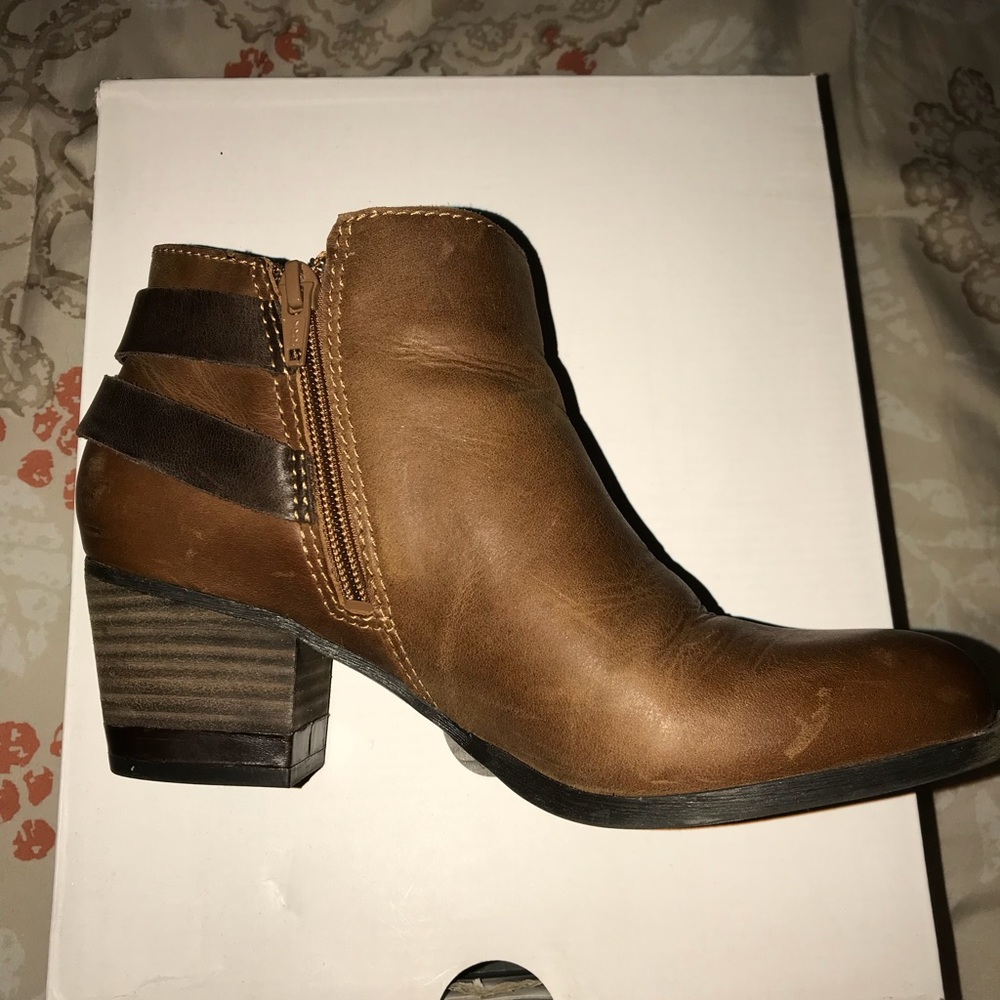 Aldo Allie-28 Cognac Bootie
