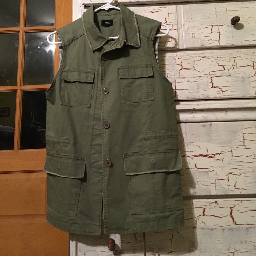 Fate Siyah Cargo Vest