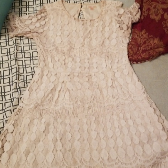 Lace Skater Dress - Picture 1 of 3