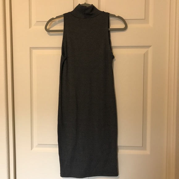 Grey Ribbed Bodycon - Picture 2 of 3