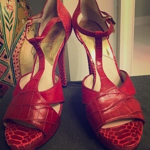 Michael Kors Red Stilettos