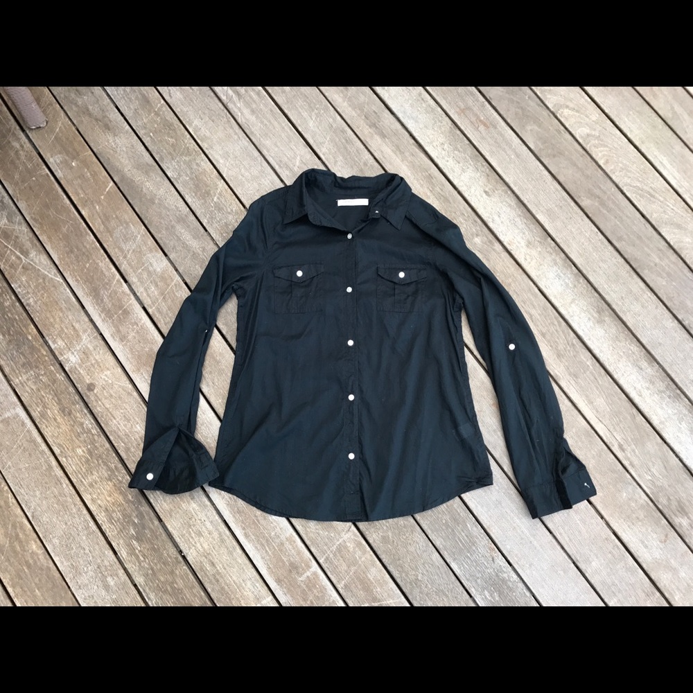 Black Dress Shirt - Button-down
