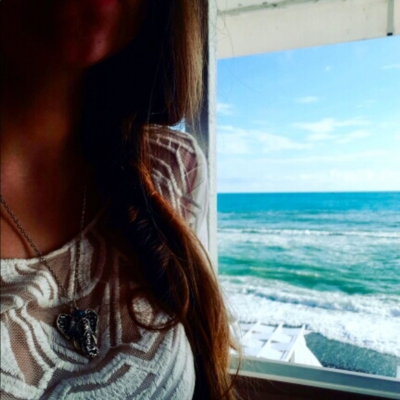 Lucky Elephant 🐘 Vintage Pendant with Turquoise - Picture 5 of 8