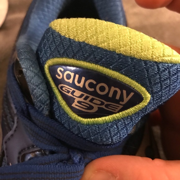 Saucony blue and green Guide 9 men’s size 9 - Picture 5 of 5