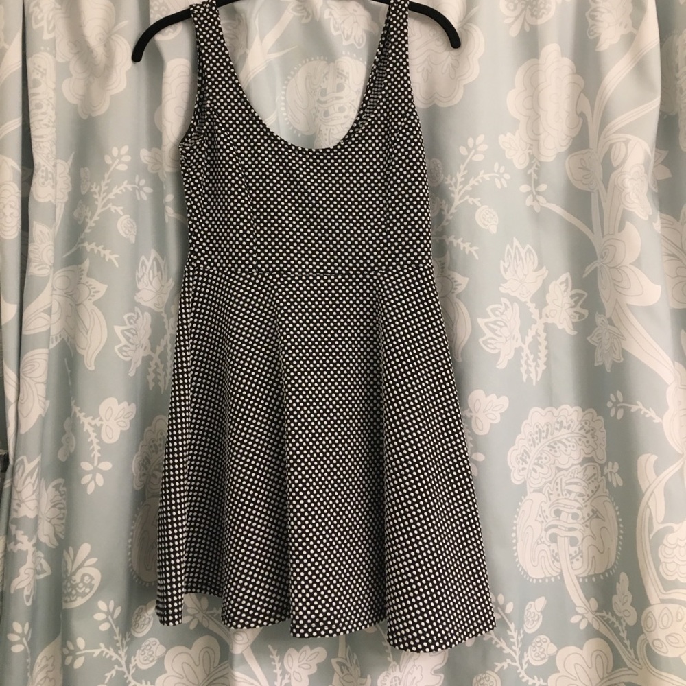 Polka Dot Fit and Flare Dress