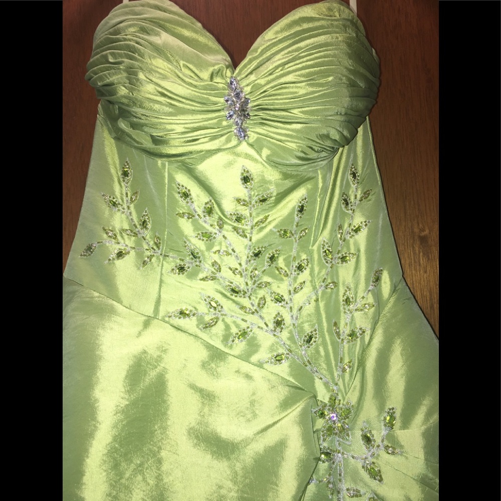 Green Ball Gown Prom Dress