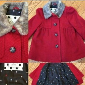 Red Peacoat. Great Lil Girls Jacket