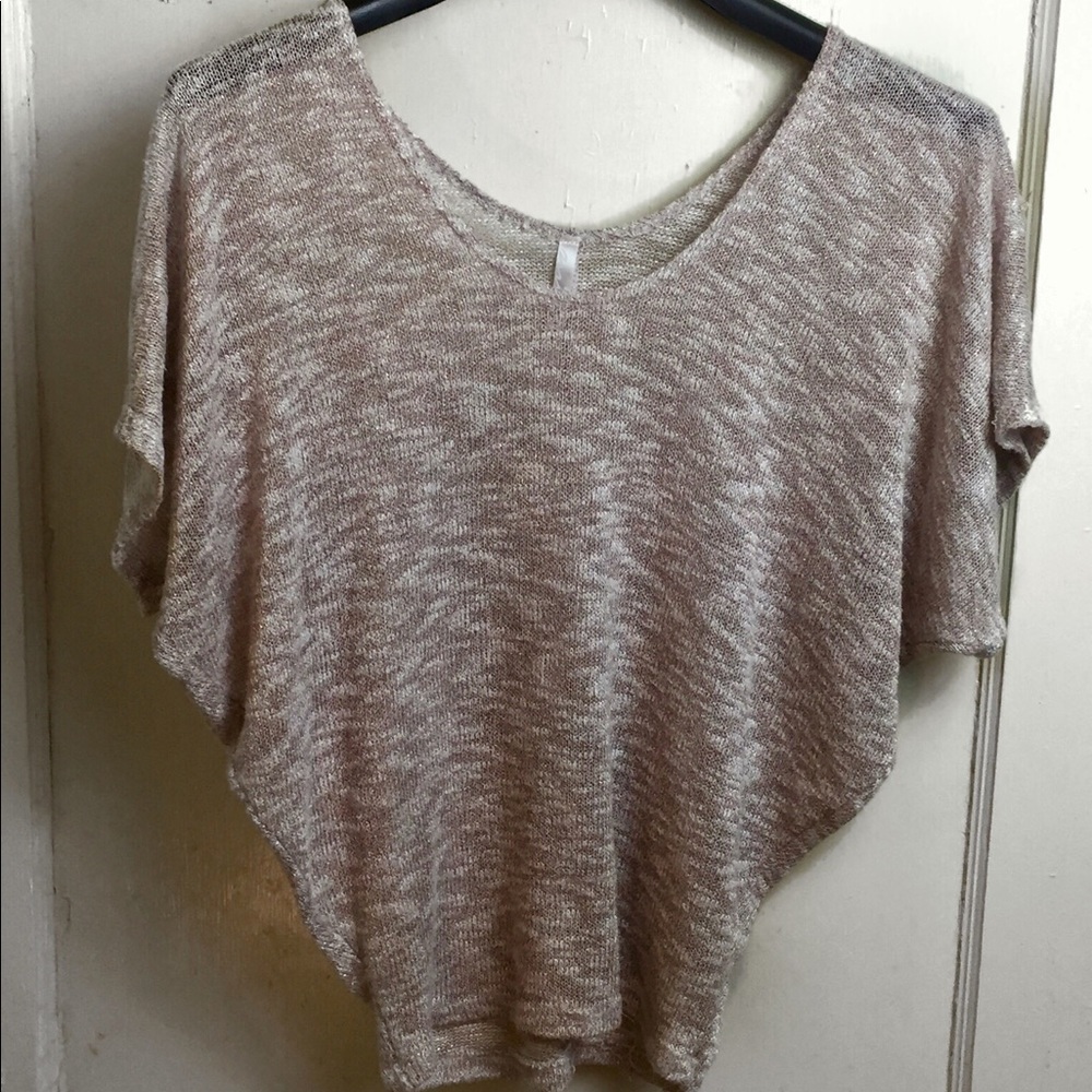 Ballet Pink Off-Shoulder Top (Size Small)