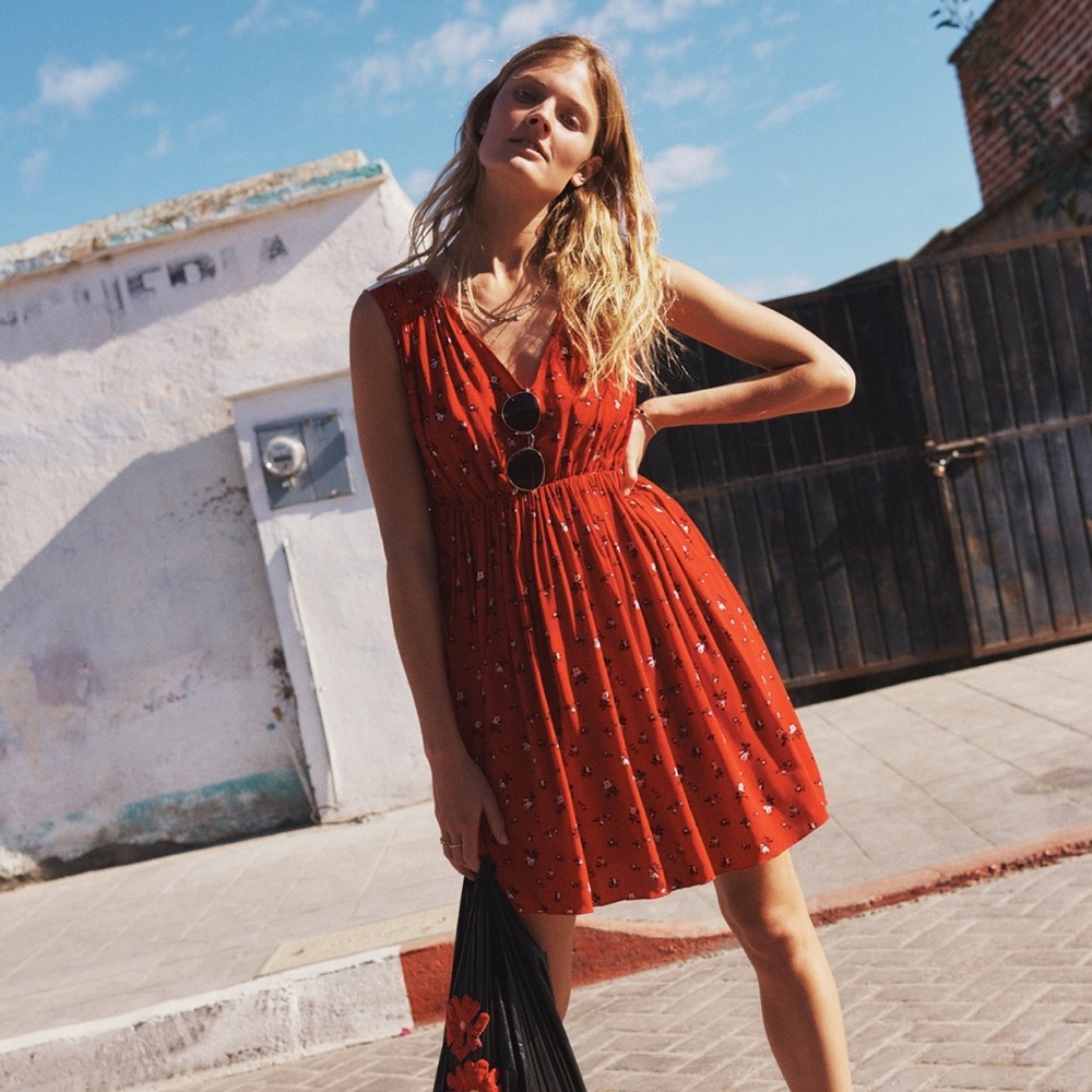 Madewell floral dress