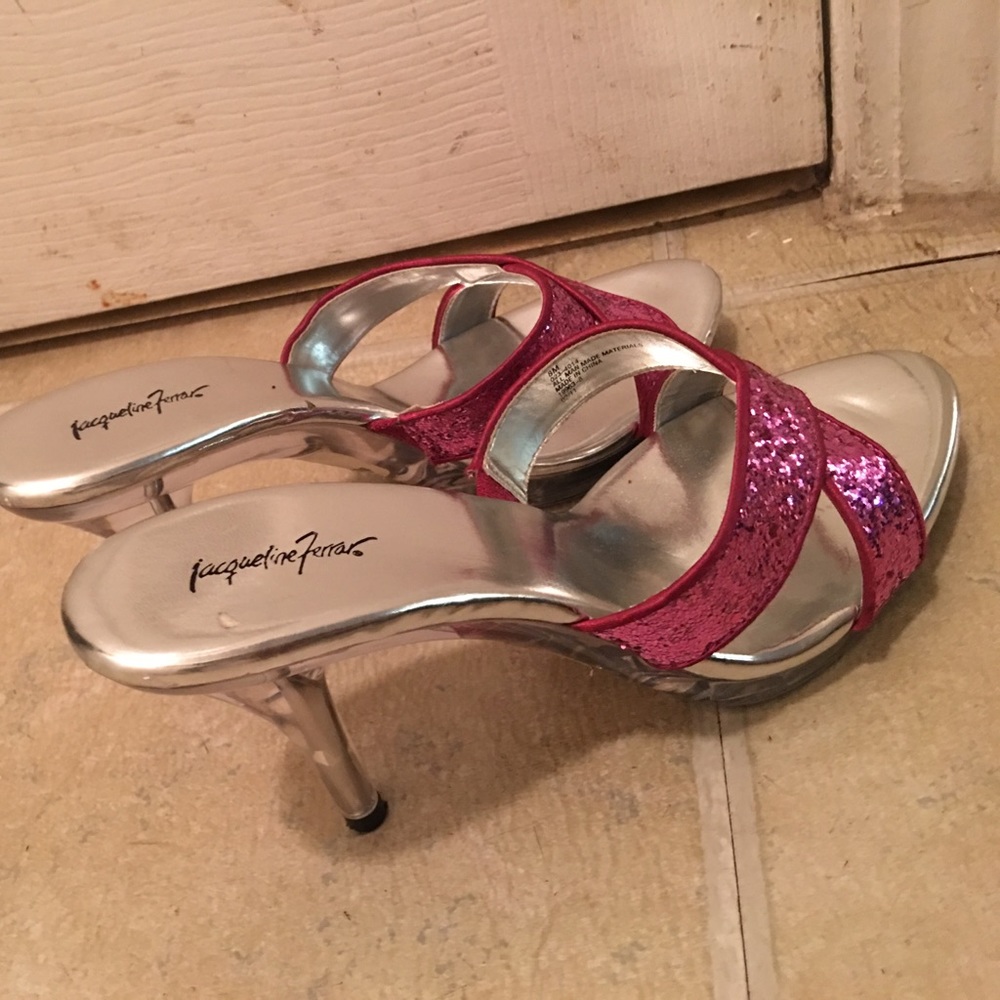 Hot Pink 5 inch high heels