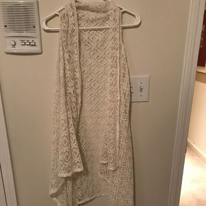 Lace Long Vest