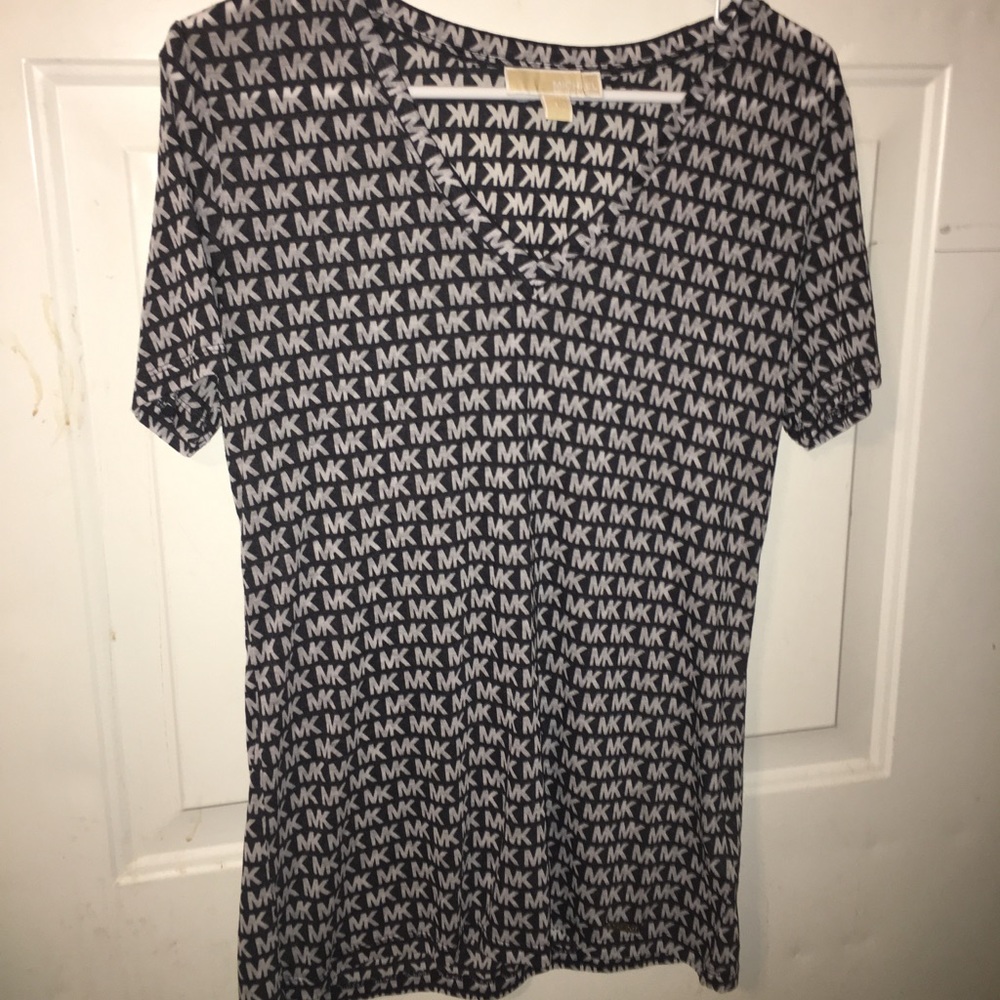 Navy Blue Michael Kors V Neck