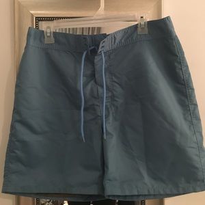 J Crew blue men's swim trunks