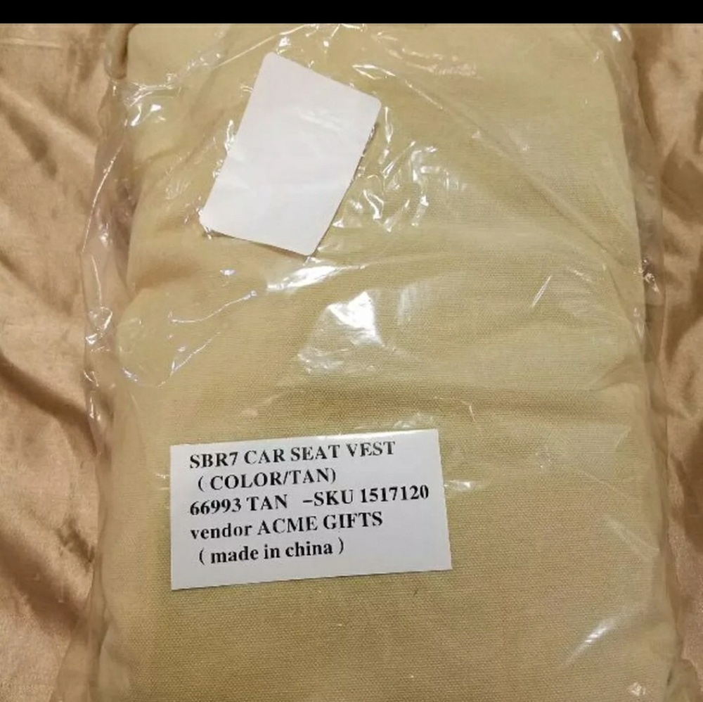 Seat cover vest