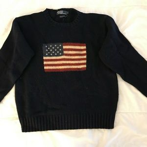 Polo Flag Knit Sweater