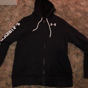 Women’s XL Black Under Armour Zip-Up