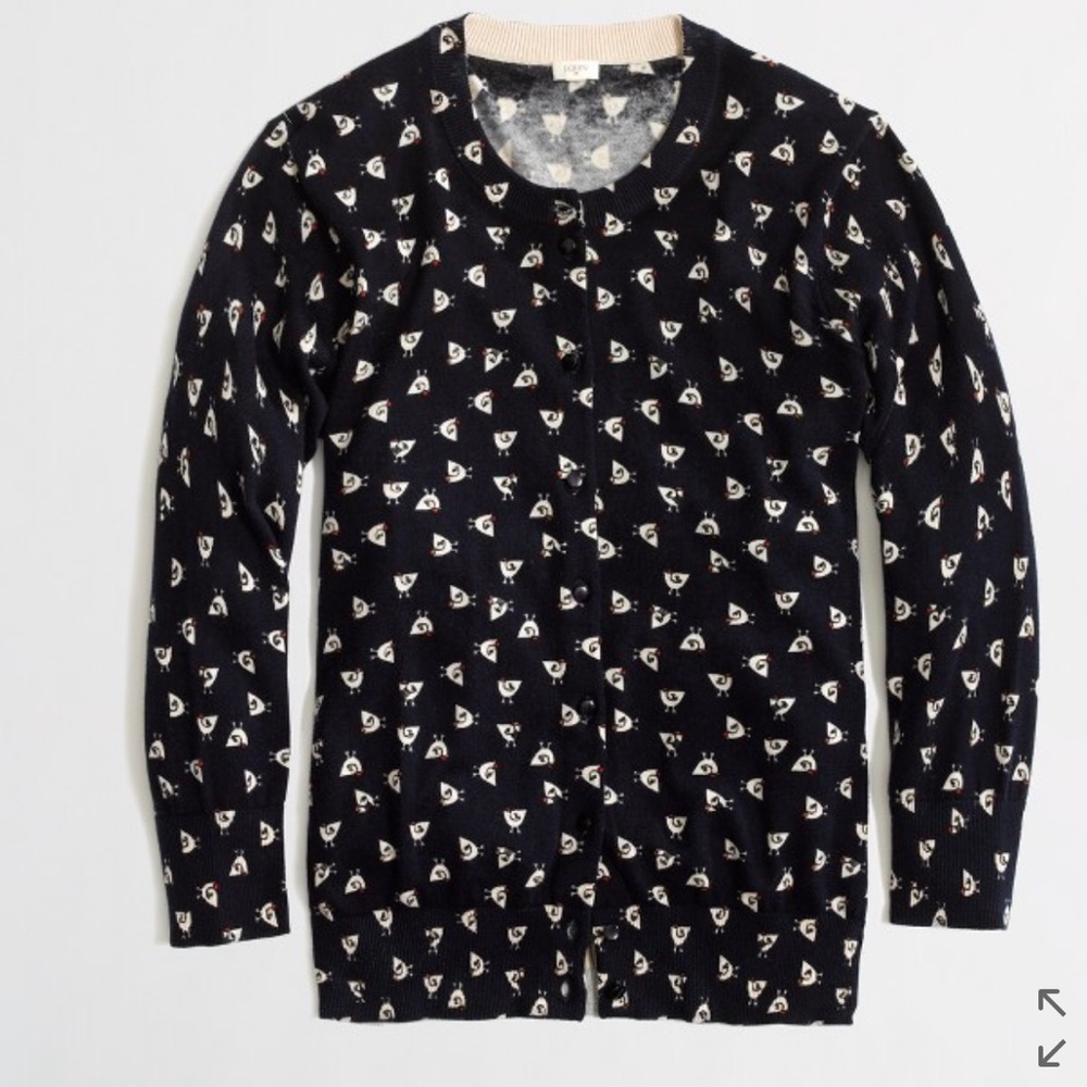 J. Crew French Hen Clare Cardigan