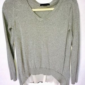 SOLD!Attention grey sweater