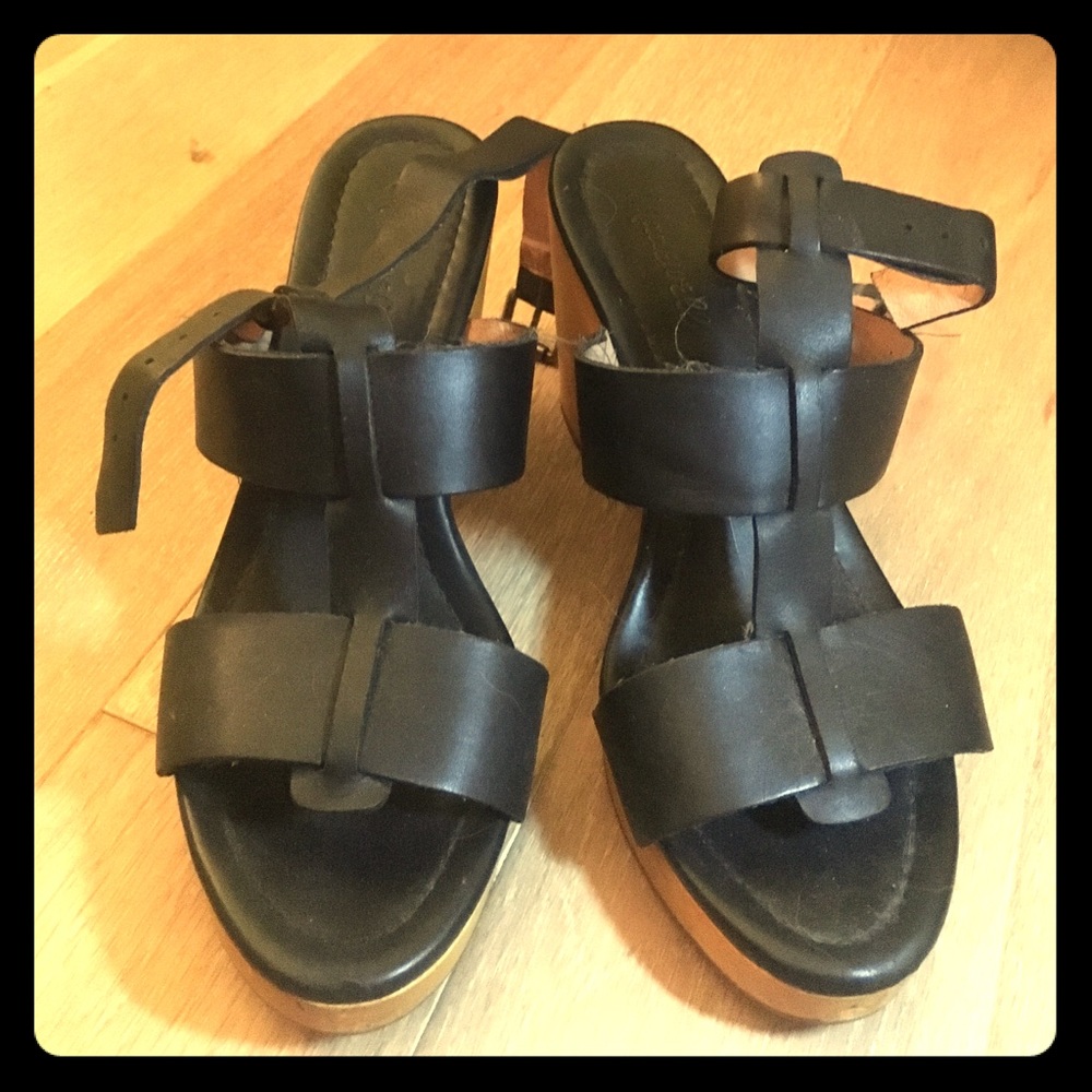Madewell wooden heels