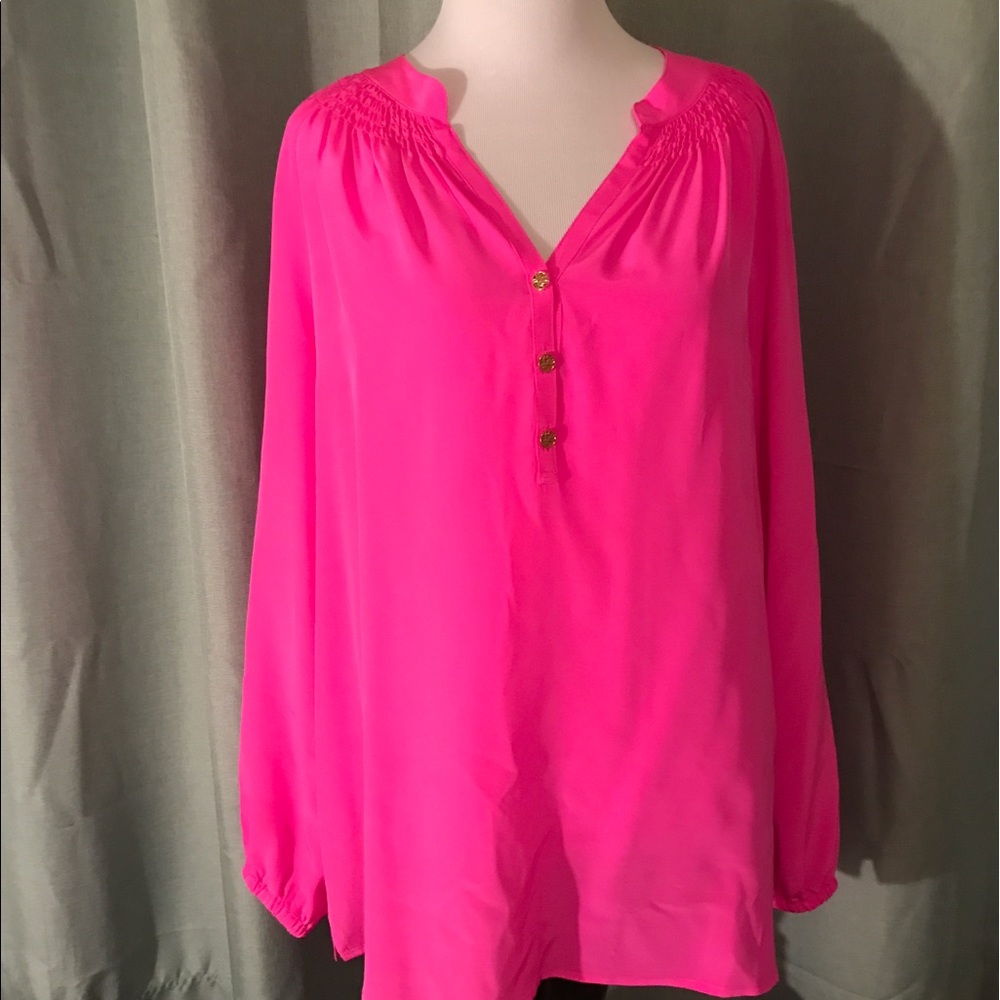 Pink Lilly Pulitzer blouse