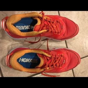 Hoka one running shoe