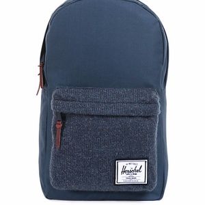 Herschel "Woodside" Navy Blue Knit Backpack