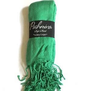 Green Pashmina Scarf or Wrap