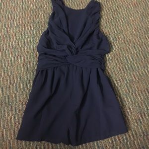 Tobi Its Not Over Navy Romper