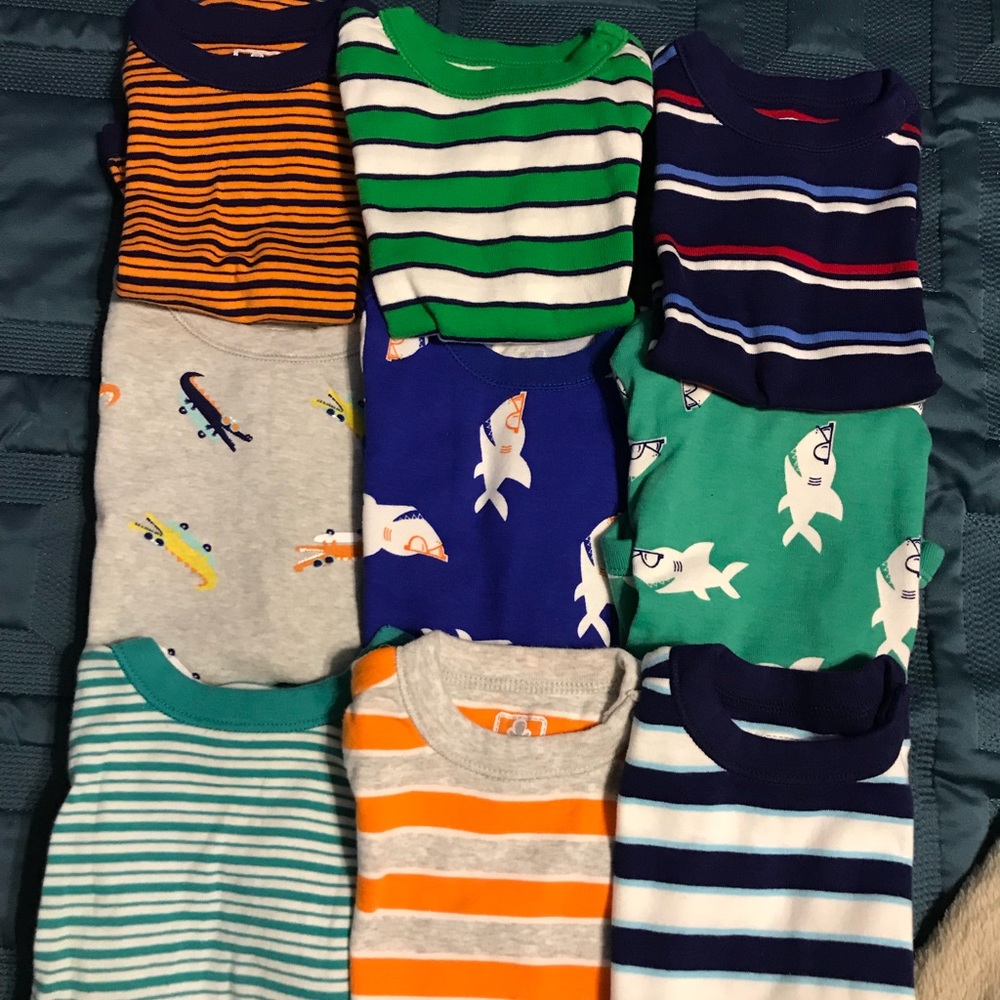 SOLD. 3-6 month old navy bundle