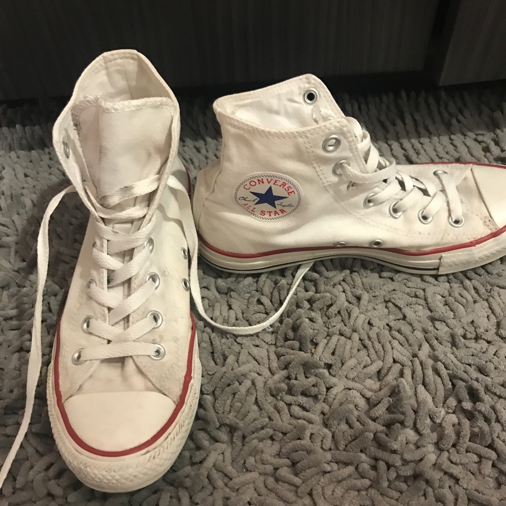 White High Top Converse